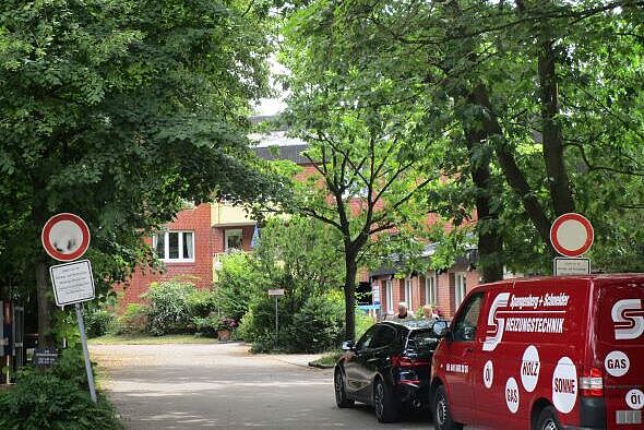 Weiterfahren verboten auf der Veloroute 2