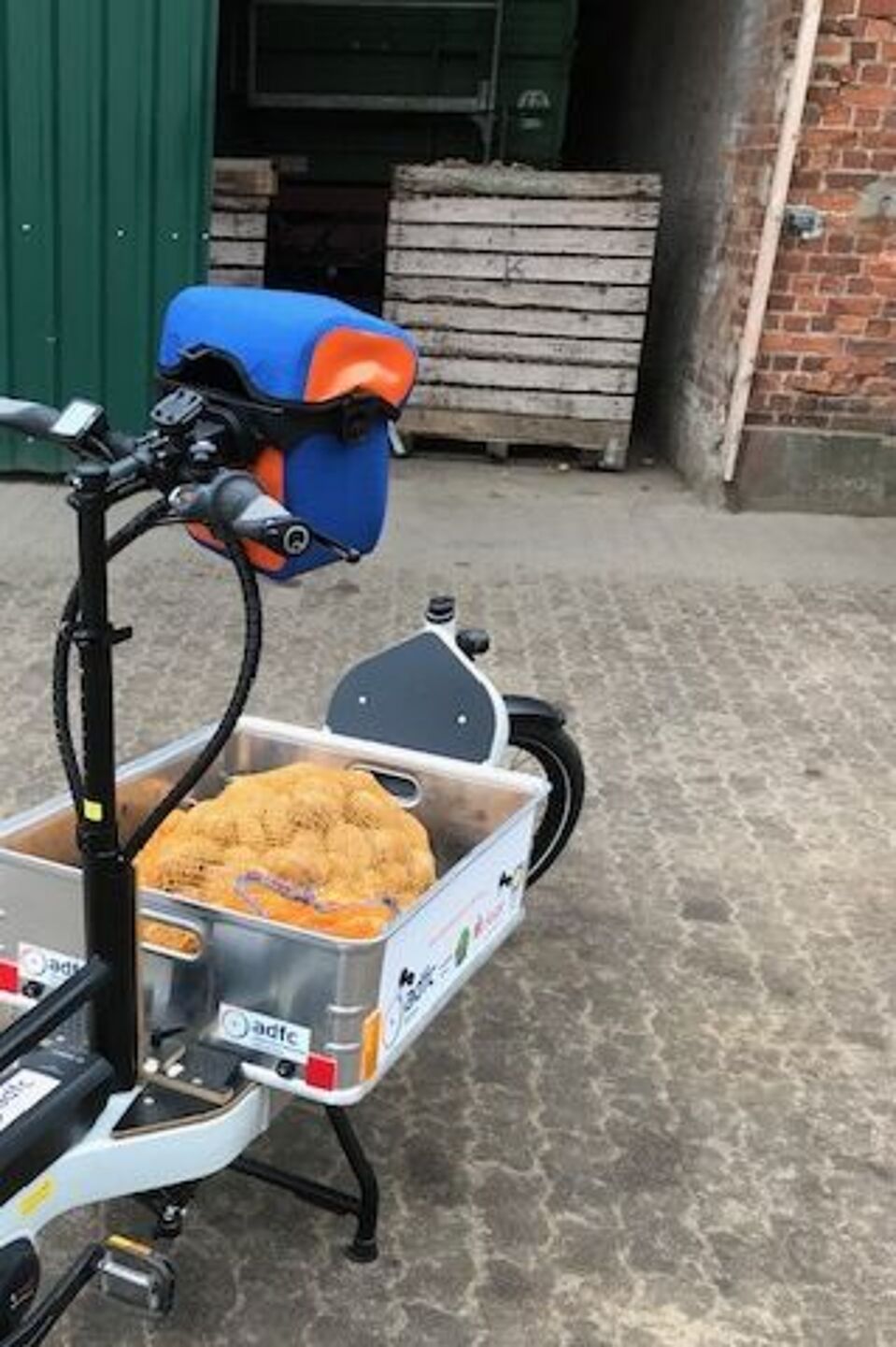 Lastenrad im Einsatz Lastenrad im Einsatz