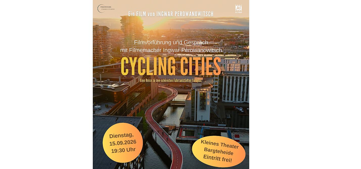 Filmvorführung und Gespräch mit Filmemacher Ingwar Perowanowitsch Ingwar Perowanowitsch: Cycling Cities