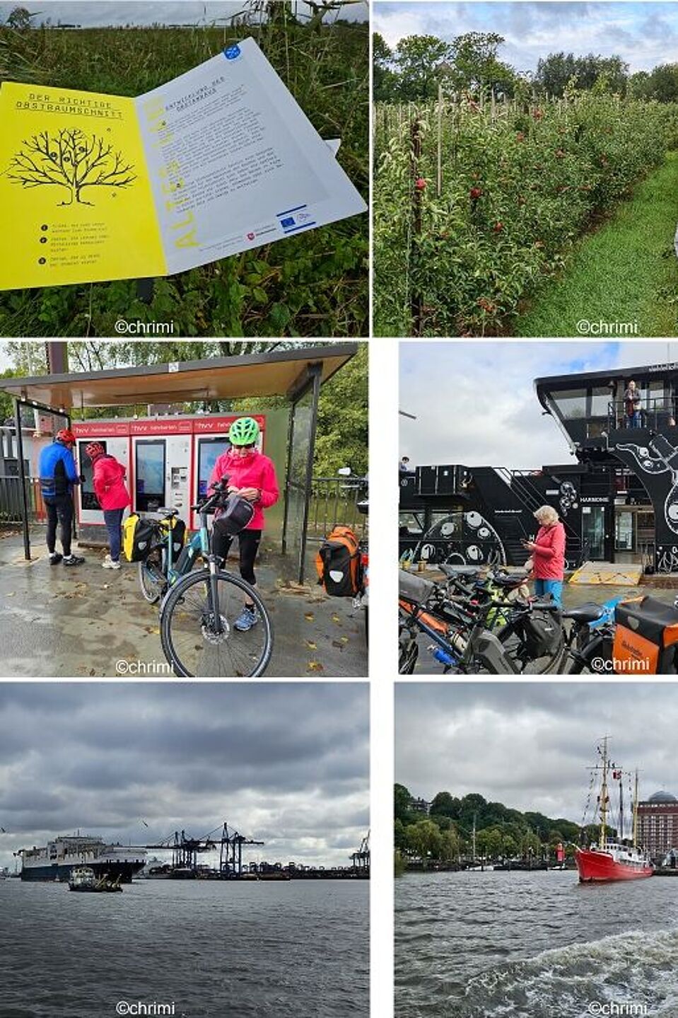 Durchs Alte Land und über die Elbe Durchs Alte Land und über die Elbe