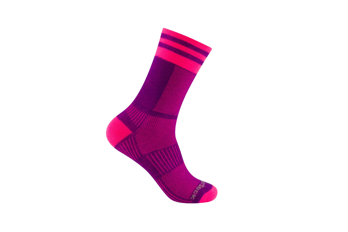 Wrightsock pink Eine Sportsocke von Wirghtsock in pink.