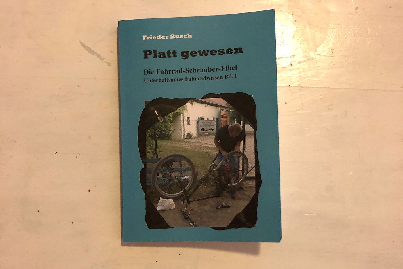 Platt gewesen 2 Das Cover des Buches "platt gewesen" von Frieder Busch.